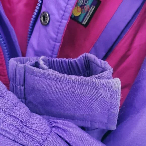 Vintage Woolrich Men's Colorblock Jacket Sigmet Thinsulate Charcoal Purple XL